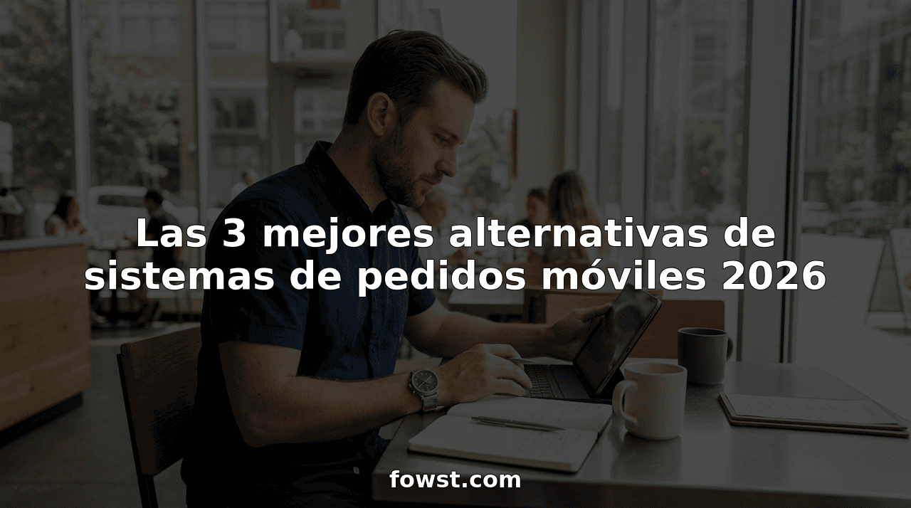 Las 3 mejores alternativas de sistemas de pedidos móviles 2026