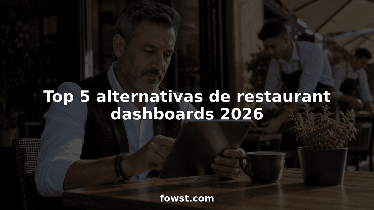 Top 5 alternativas de restaurant dashboards 2026