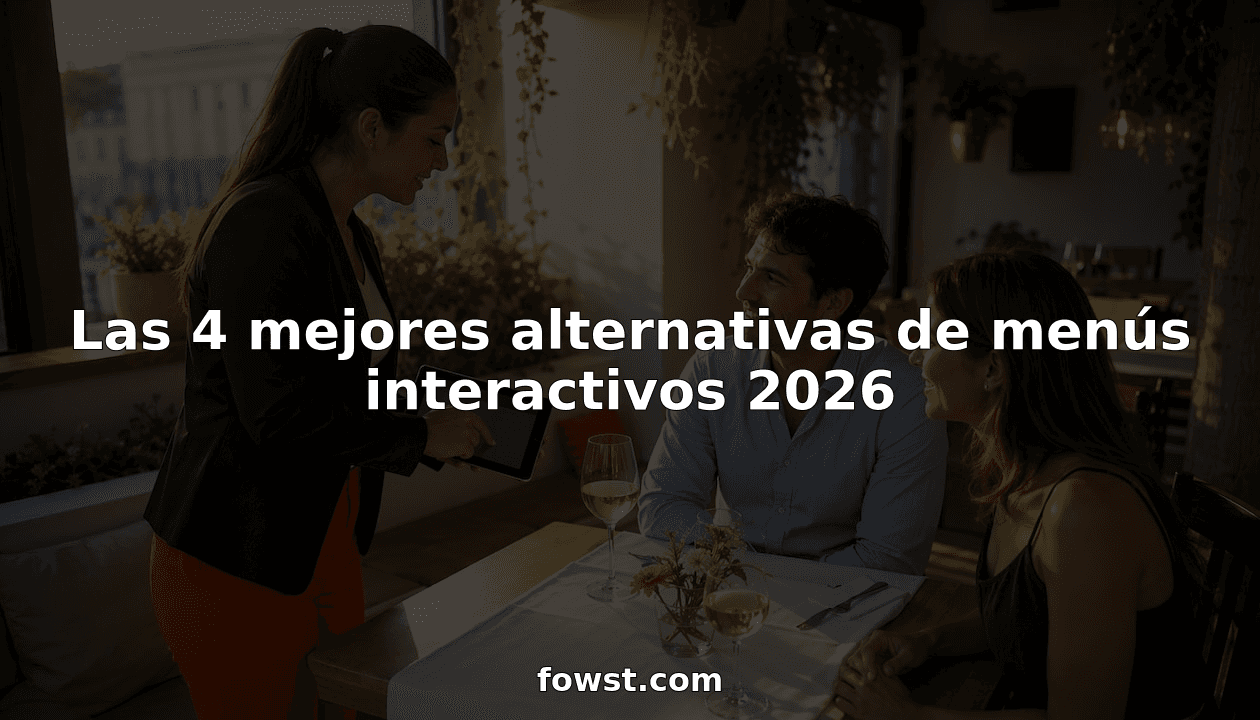 Las 4 mejores alternativas de menús interactivos 2026