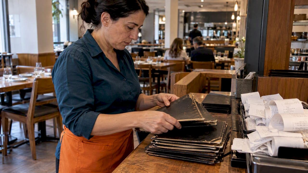 Ahorro de papel en el restaurante: dónde está y cómo captarlo